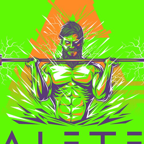 Bodybuilding design with the title 'A regular gig creating T-Shirts for a CrossFit company'