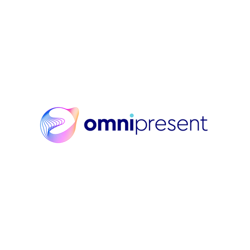 Creative design logo with the title 'omnipresent'