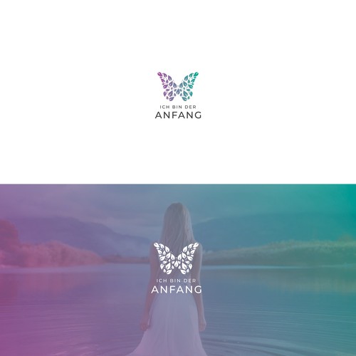 Bathroom design with the title 'Ich bin der Anfang'