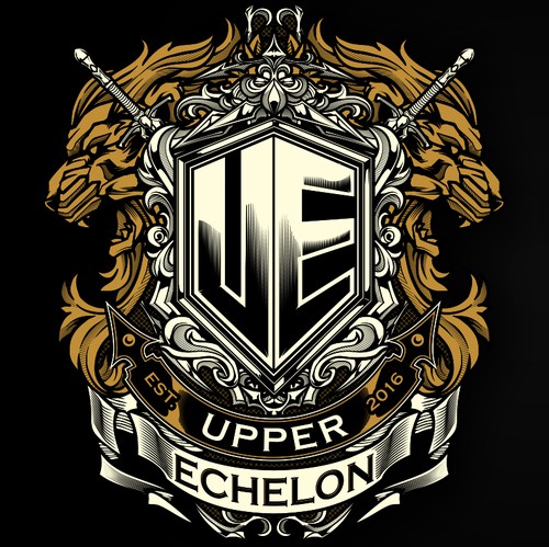 Lion t-shirt with the title 'Medieval Crest Design'