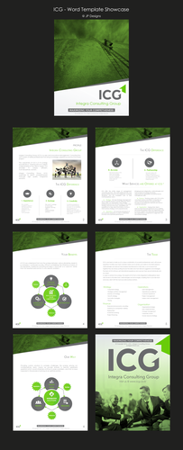 Word design with the title 'MS Word Profile/ Pager PDF/ PPT Complement.'