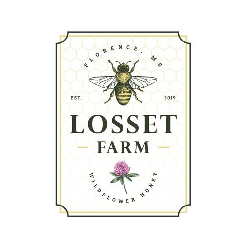 Shamrock logo with the title 'Losset Farm'