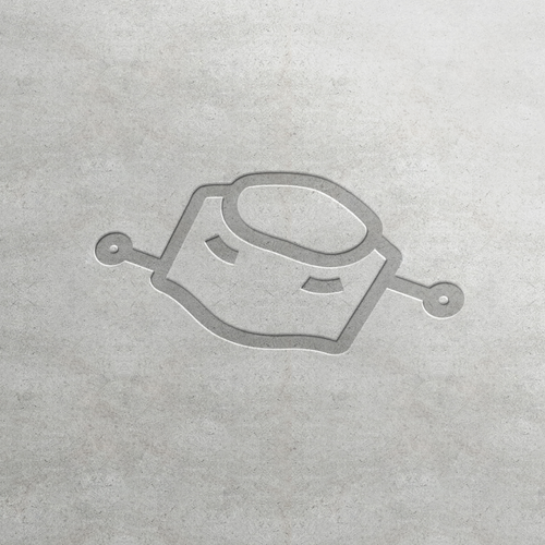Robot brand with the title 'Logo concept for robotLAB'