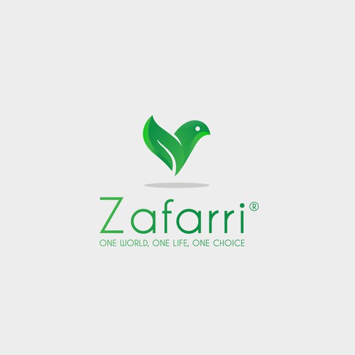 3D logo with the title 'zafarri'