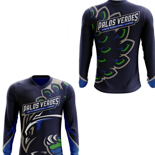 Sublimation design with the title 'warm up tracksuit and pants for Youth basketball league team'