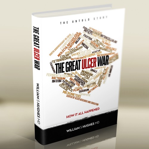 Medical book cover with the title 'The Great Ulcer War'