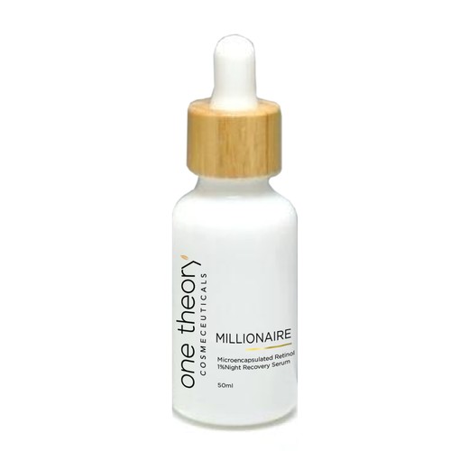 Golden design with the title 'label design'