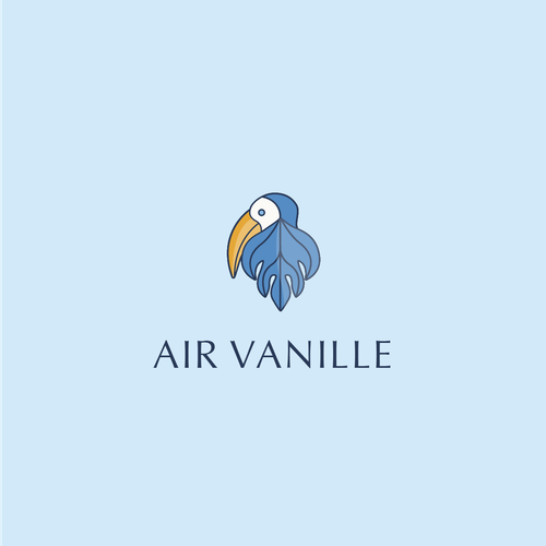 Air logo with the title 'Logo concept for scenic flights airlines'