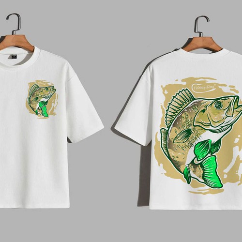 Fishing t-shirt with the title 'fishing king'