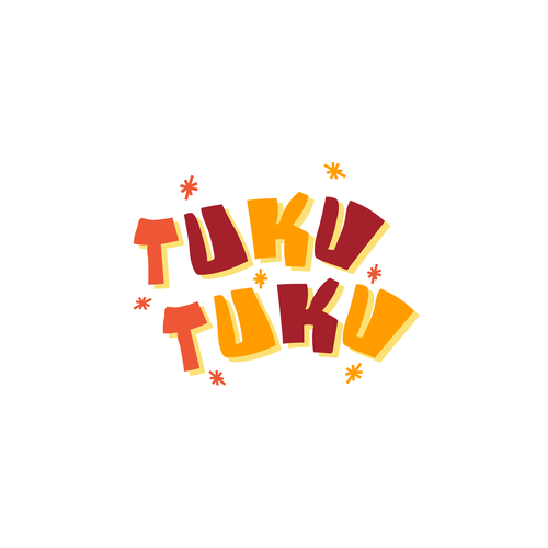 Food and drink logo with the title 'Custom made typography design for a sweets brand'