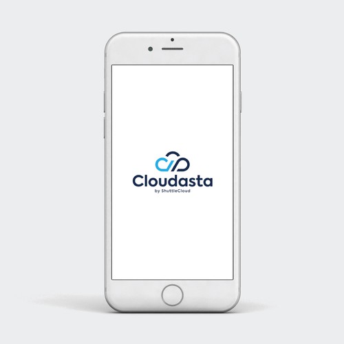 Cloud logo with the title 'Cloud logo for Cloudasta'