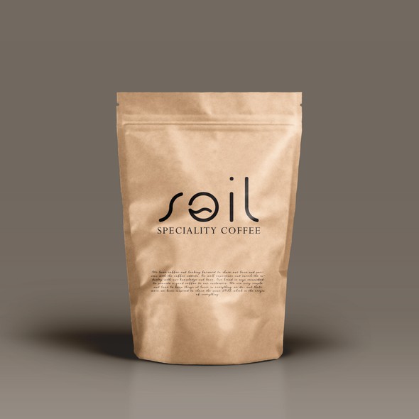 Basic design with the title 'Soil Speciality Coffee'