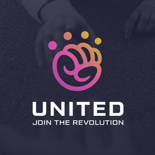 Crypto brand with the title 'UNITED'