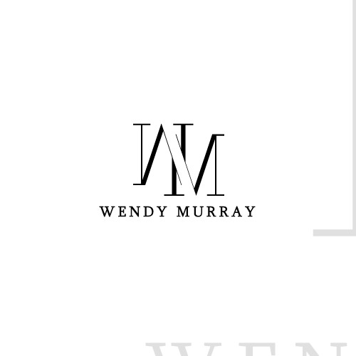 Alphabet design with the title 'Wendy Murray Logo Proposal'