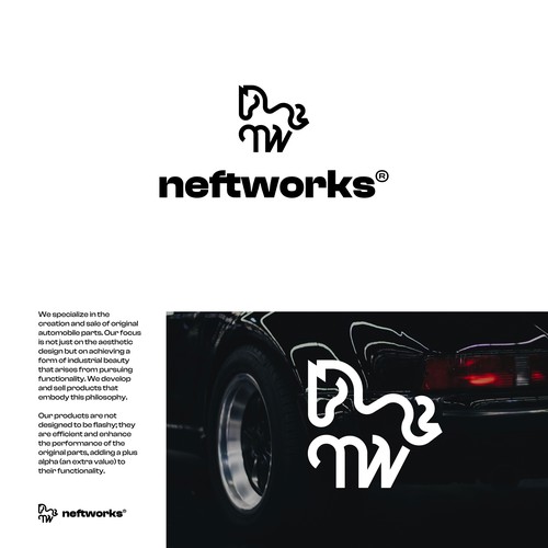 Car parts logo with the title 'Bold Logo for an Auto Parts Manufacturer'