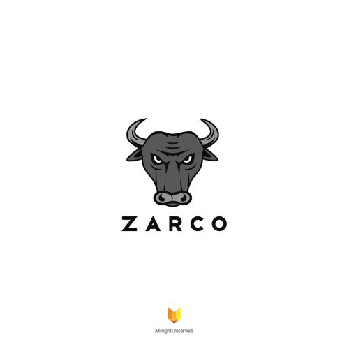 Forklift logo with the title 'Create a logo that communicates strength & trustworthiness for ZARCO!'