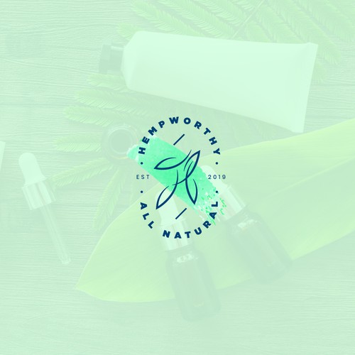 Cosmetics brand with the title 'Hemp Products'
