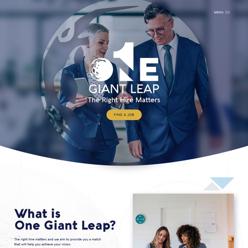 Business website with the title 'Business & Consulting'