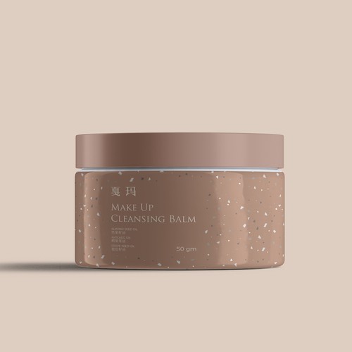 Makeup packaging with the title 'Make Up Cleansing Balm'
