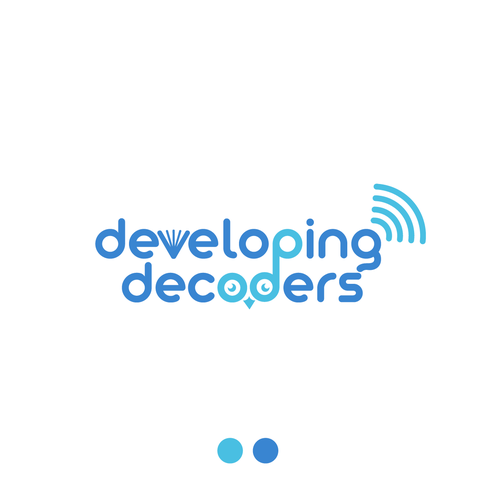 Reading logo with the title 'logo design'