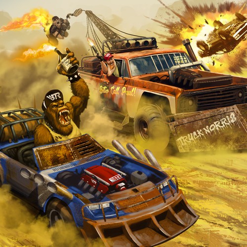 Pop culture design with the title 'BTR Banner'