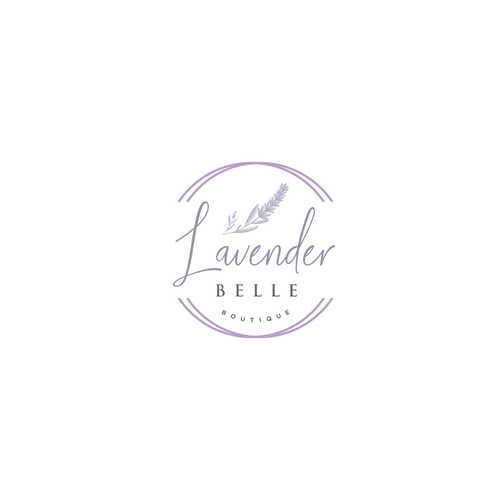 Lavender logo with the title 'Lavender Belle Boutique'