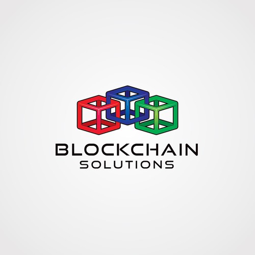 Programmer logo with the title 'Blockchain logo'