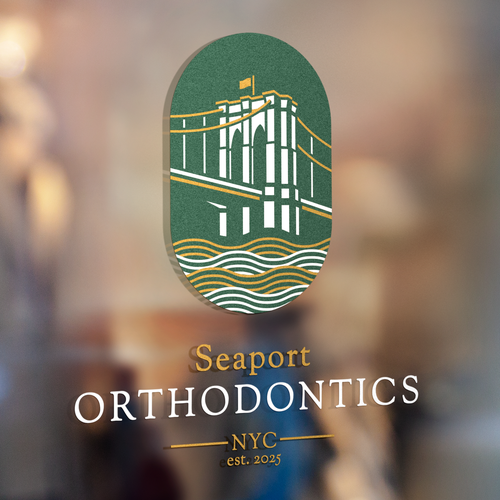 Brooklyn logo with the title 'Logo for a Boutique Orthodontic practice at the Seaport in FIDI, NYC.'