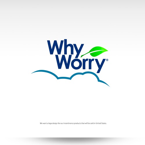 Diaper logo with the title 'logo design for incontinence products '