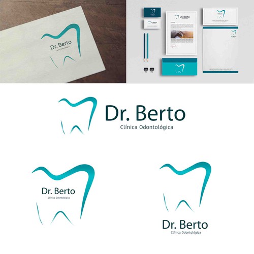 Marca logo with the title 'Clínica Odontológica - Logo'