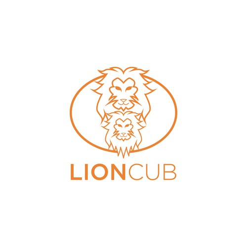 New design with the title '2 lion logo'
