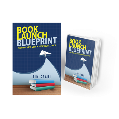 Blueprint design with the title 'Book cover concept for Not Normal leaders'