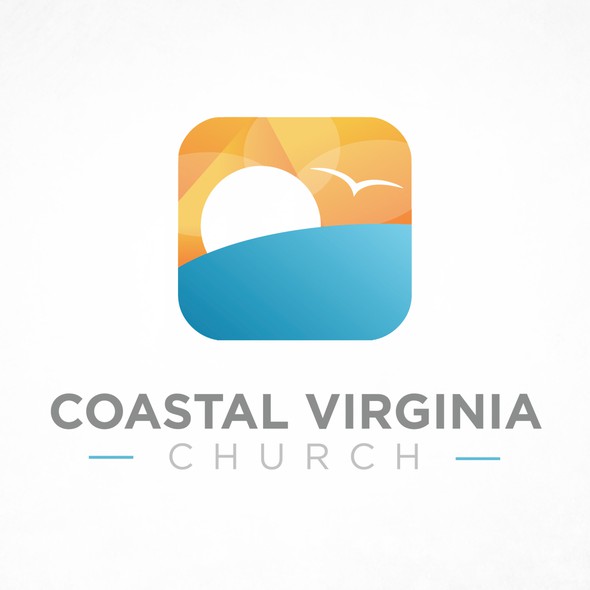 Coastal design with the title 'Coastal Virginia Church'