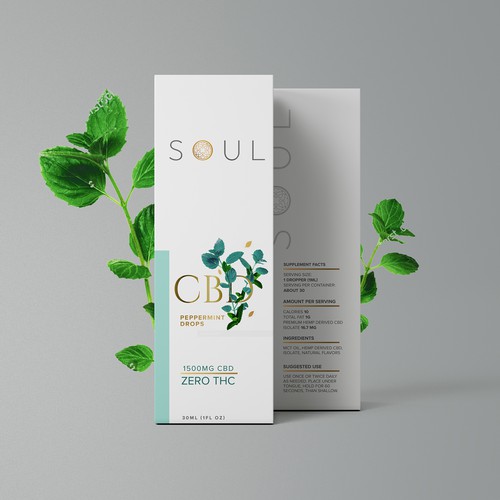 Flower packaging with the title 'Oil box design'