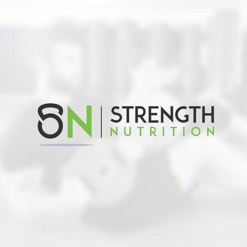 Weight logo with the title 'Logo concept for Strength Nutrition'