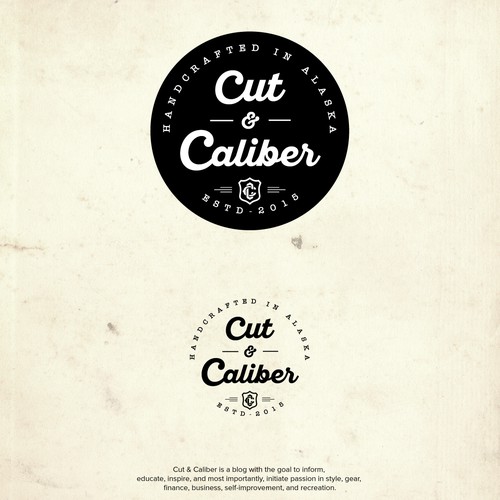 Alaska logo with the title 'Cut & Caliber'