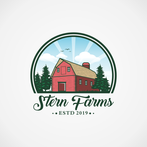 Tree logo with the title 'Bold LOgo concept for  sternfarms cbd.'