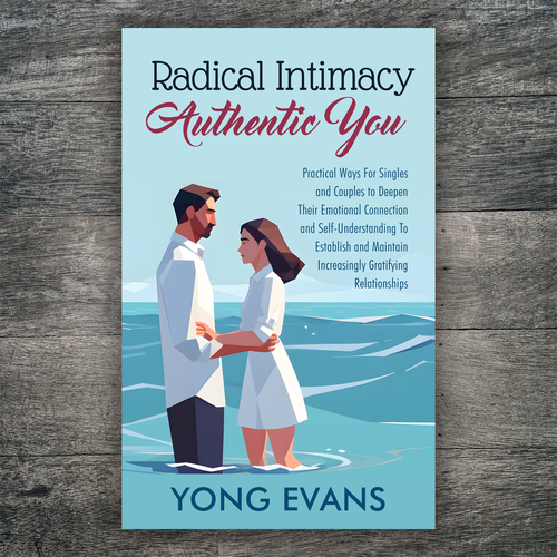 Marriage design with the title 'Marriage & Intimacy Book Cover Design'