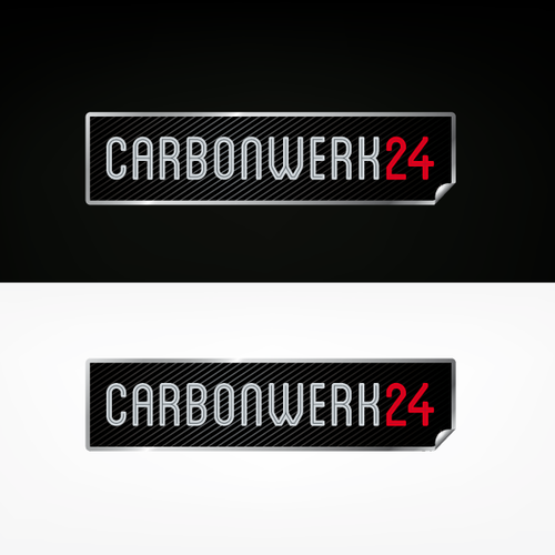 Carbon design with the title 'Logo Carbonwerk 24'