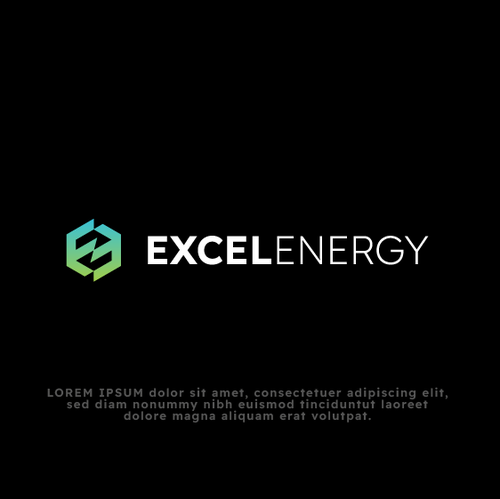 Solar logo with the title 'Logo for Solar Company, Excel Energy'