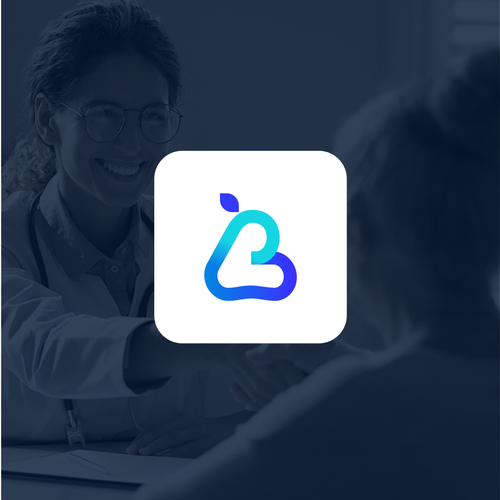 Medical logo with the title 'Blue Pear'