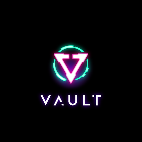 Neon design with the title 'Cyberpunk Vault'