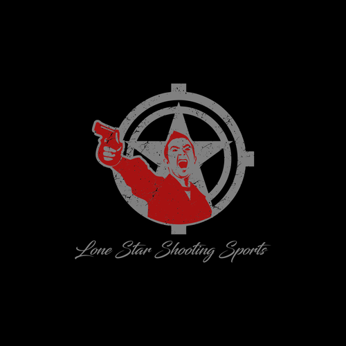 Gun t-shirt with the title 'Help create clever t-shirt designs for indoor shooting range'