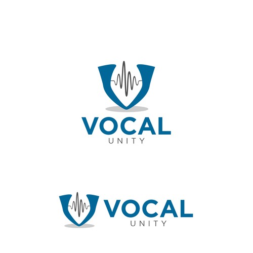 Voice logo with the title 'Vocal Unity Logo'