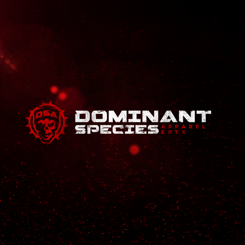 Gear design with the title 'Logo for Dominant Apparel'