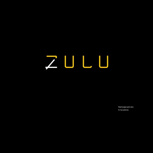 Clock design with the title 'Zulu '