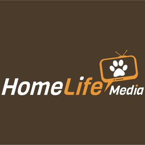 Pet care logo with the title 'Help HomeLife Media with a new logo'