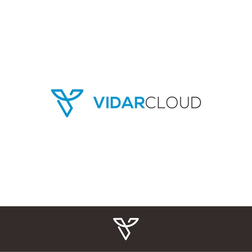 One line design with the title 'Vidar CLoud'