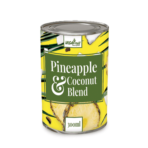 Can label with the title 'Fruit blend can label '