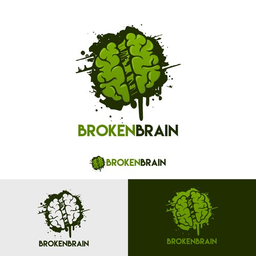 Paint logo with the title 'BrokenBrain Contest Winner'